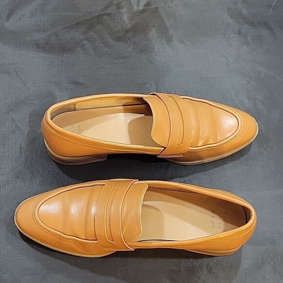 A.NEW.DAY POINTED TOE SLIP-ON CLOVER LOAFER FLAT SHOE - Picture 9 of 15